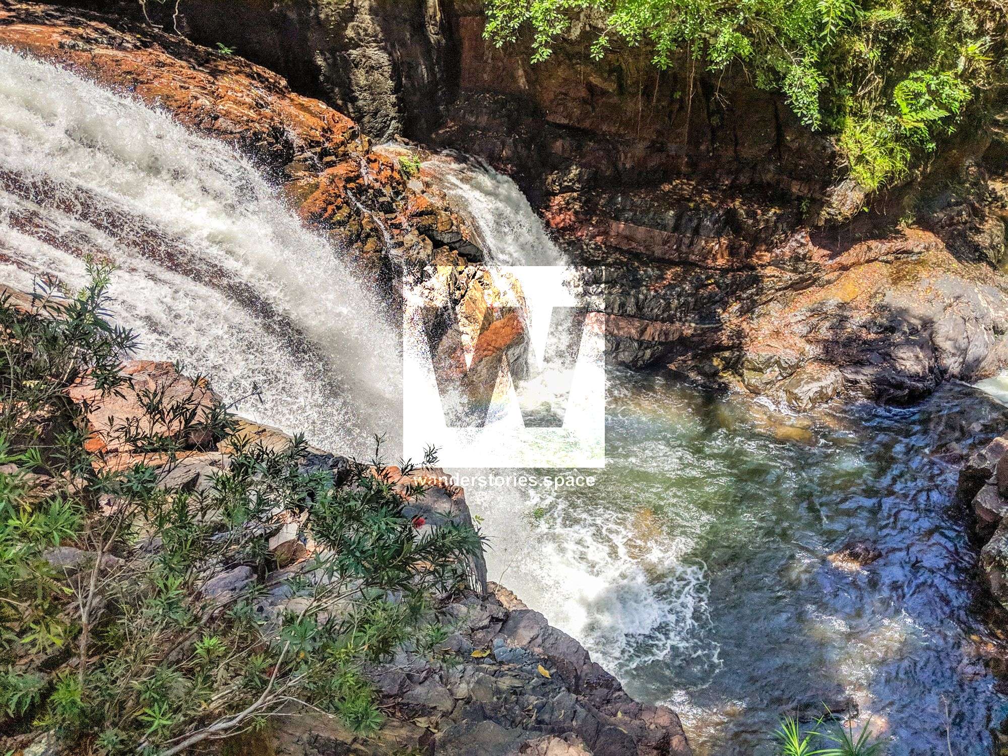 crystal creek waterfall pool