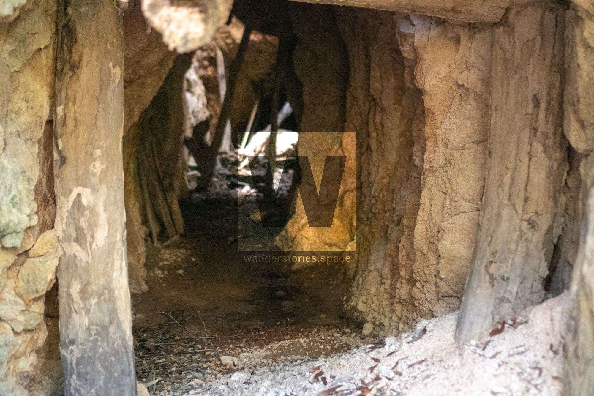 wolfram mine tunnel