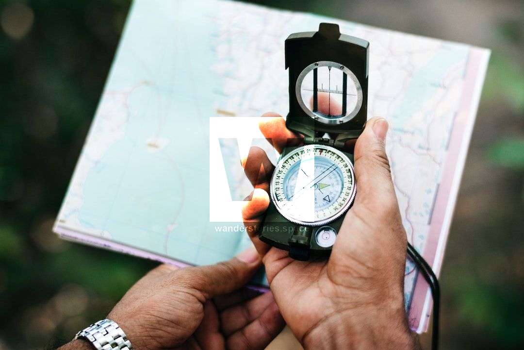 Compass in hand