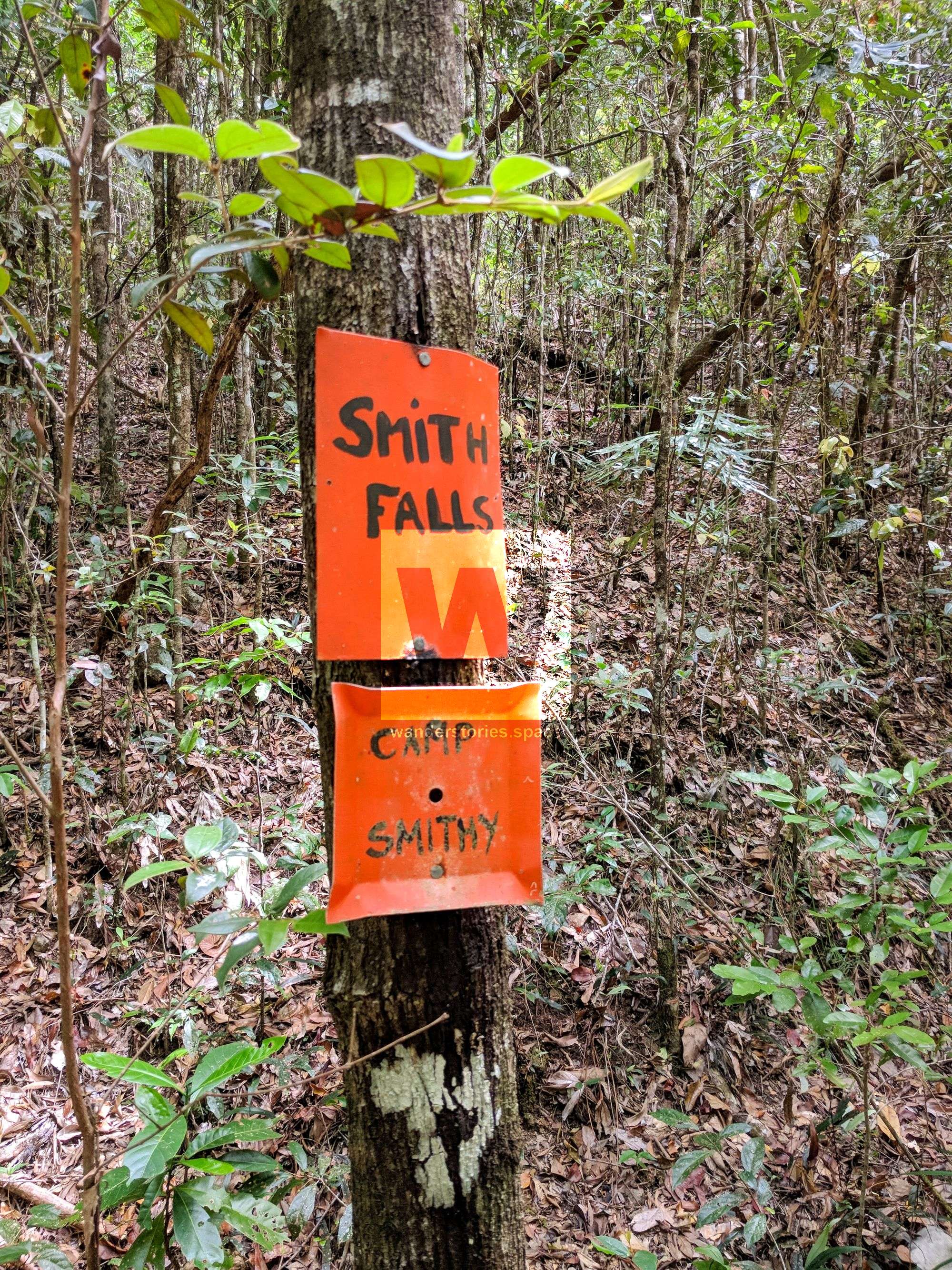 smith falls camp smithy sign