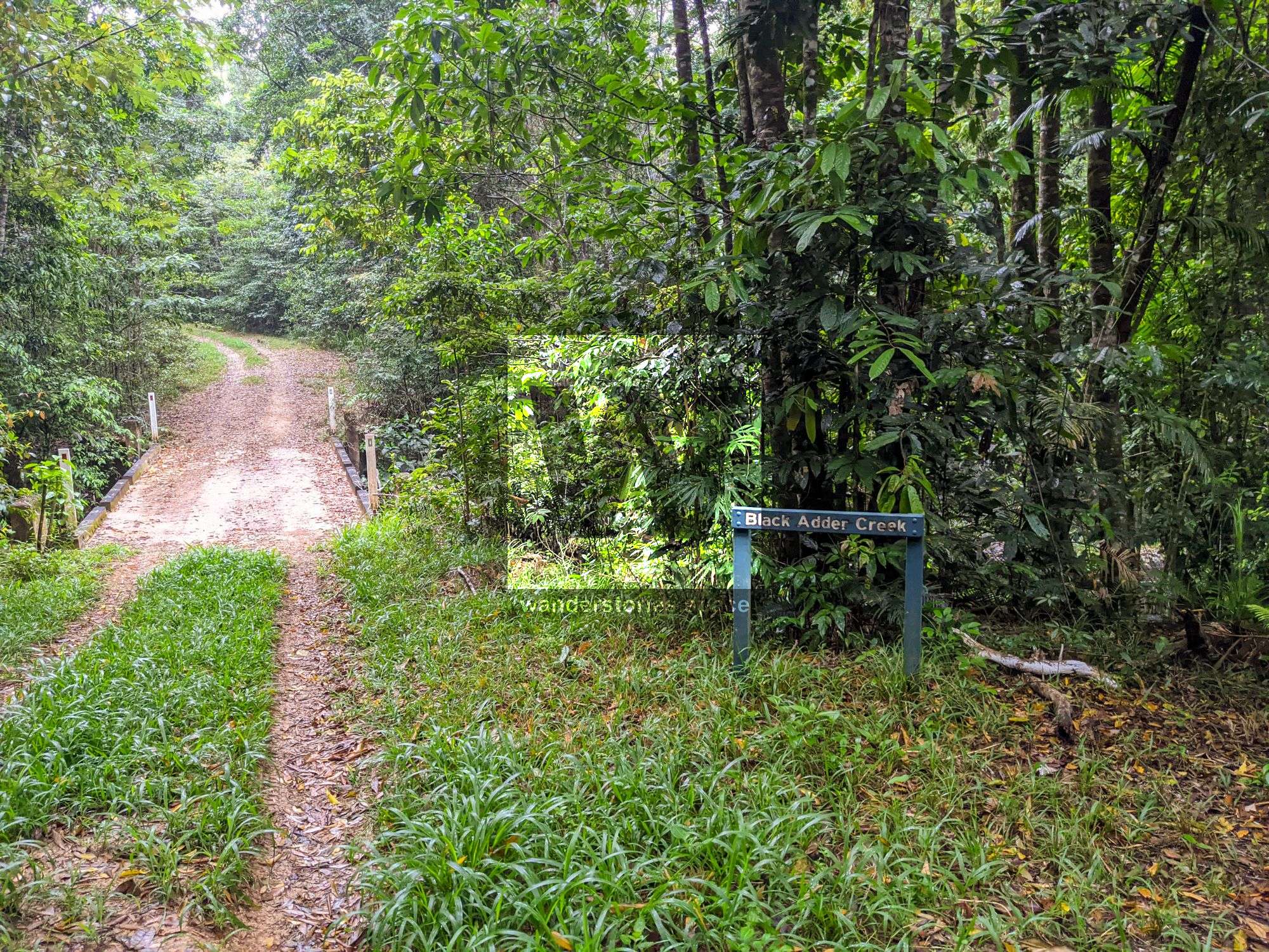 black adder creek sign girringun