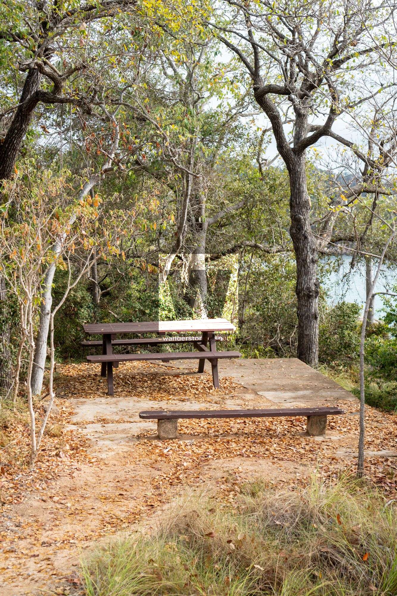 picnic table at searchlight tower magnetic island