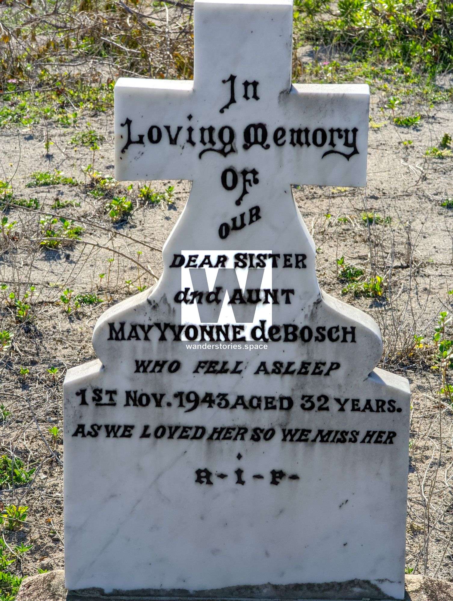 Fantome Island Lock Hospital grave headstone