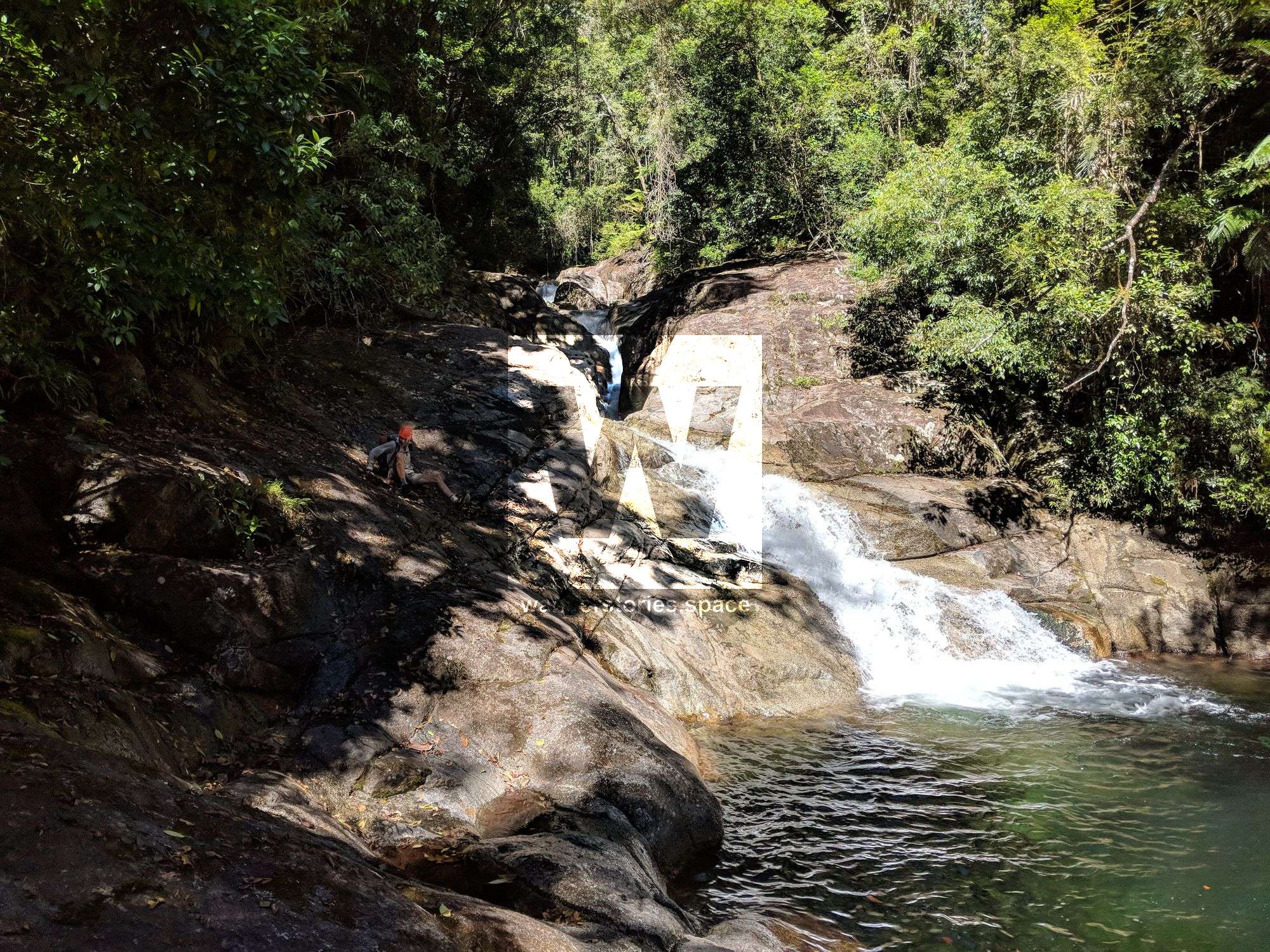 Babinda Creek water cascade 1